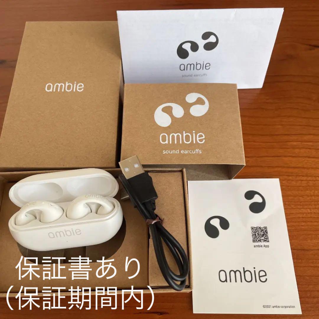 メーカー在庫限り品 アンビー 耳をふさがないイヤホン イヤフォン