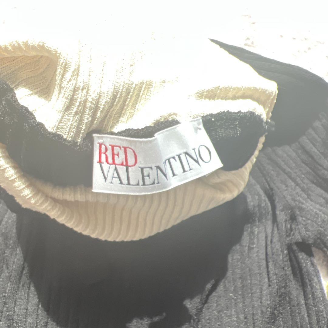RED VALENTINO ブラック長袖ワンピース S
