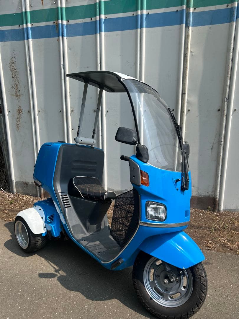 【動画あり】 ジャイロキャノピー 低走行TA02 2スト　グリップヒーター