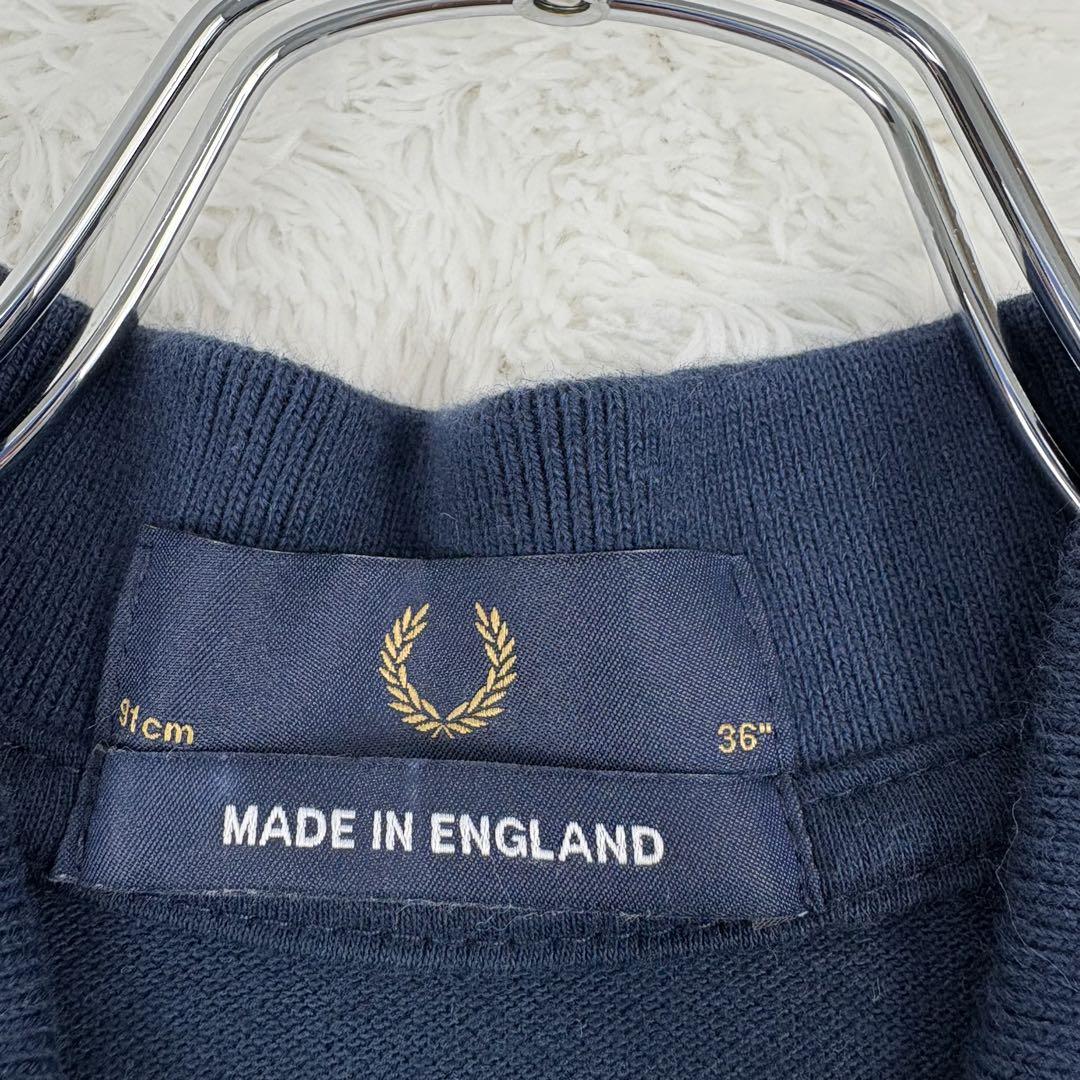 M12 英国製　フレッドペリー　ポロシャツ　半袖 36 S 紺　黒　ピンク　美品