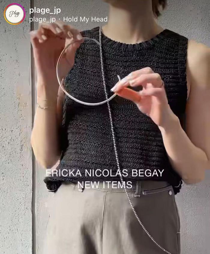 【NEPLA./ネプラ】 5G WASHI ノースリーブニット