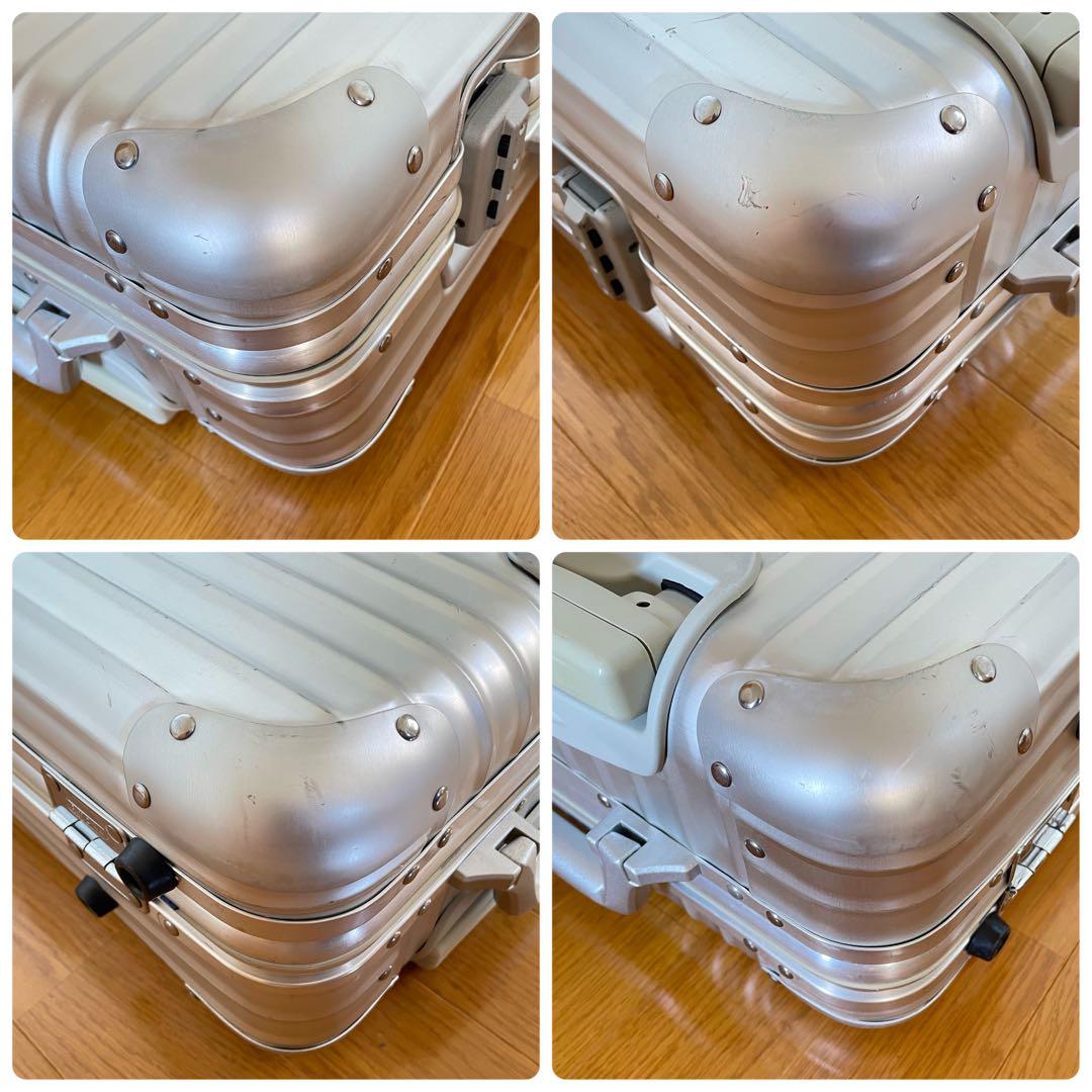 RIMOWA トパーズ 2輪 32L (929.52) 青ロゴ 難あり リモワ