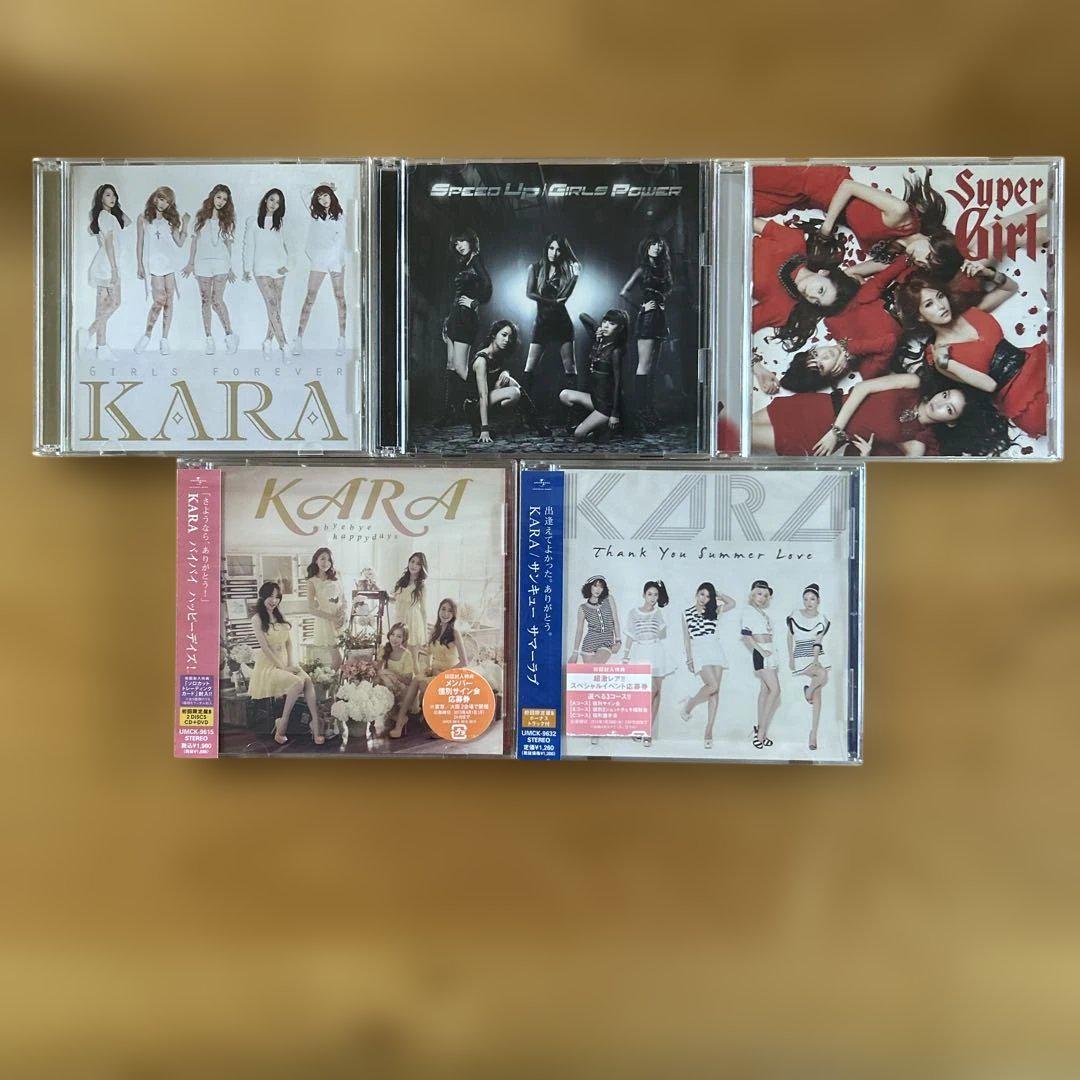 ☆KARA 超美品☆ CD・DVD・写真集セット KARA CD5枚セット (DVD付き) - メルカリ