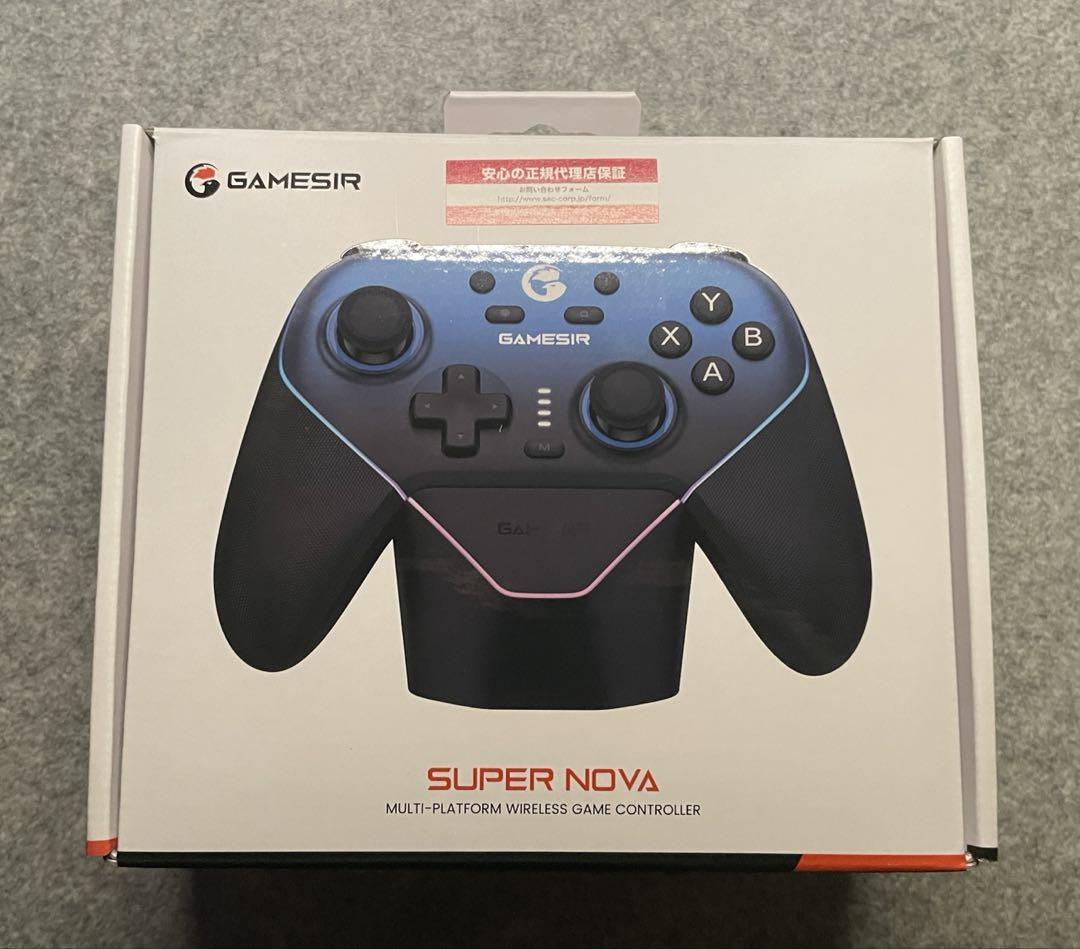 GameSir Super Nova PCゲームパッド コントローラー(ブルー