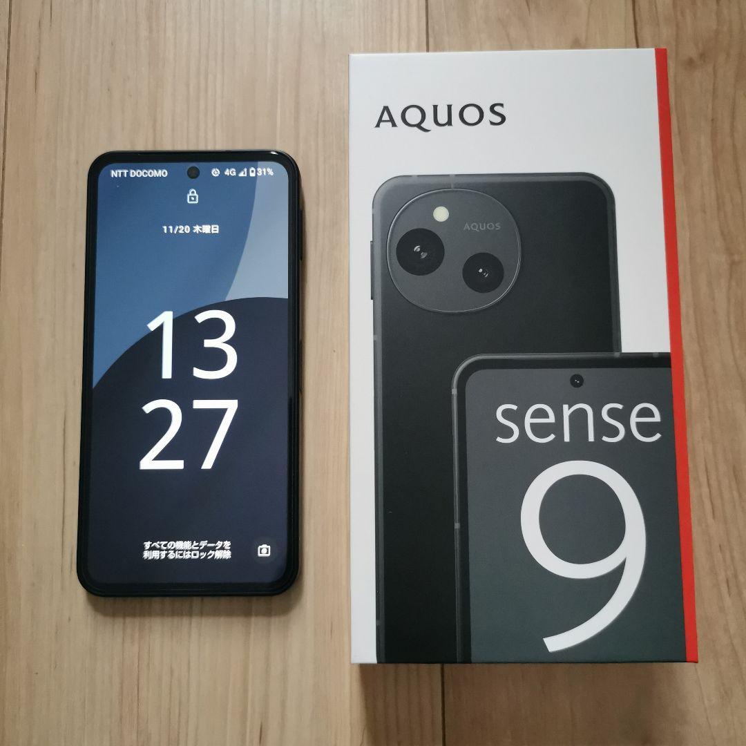 AQUOS sense 9 ブラック 本体　CIMフリー