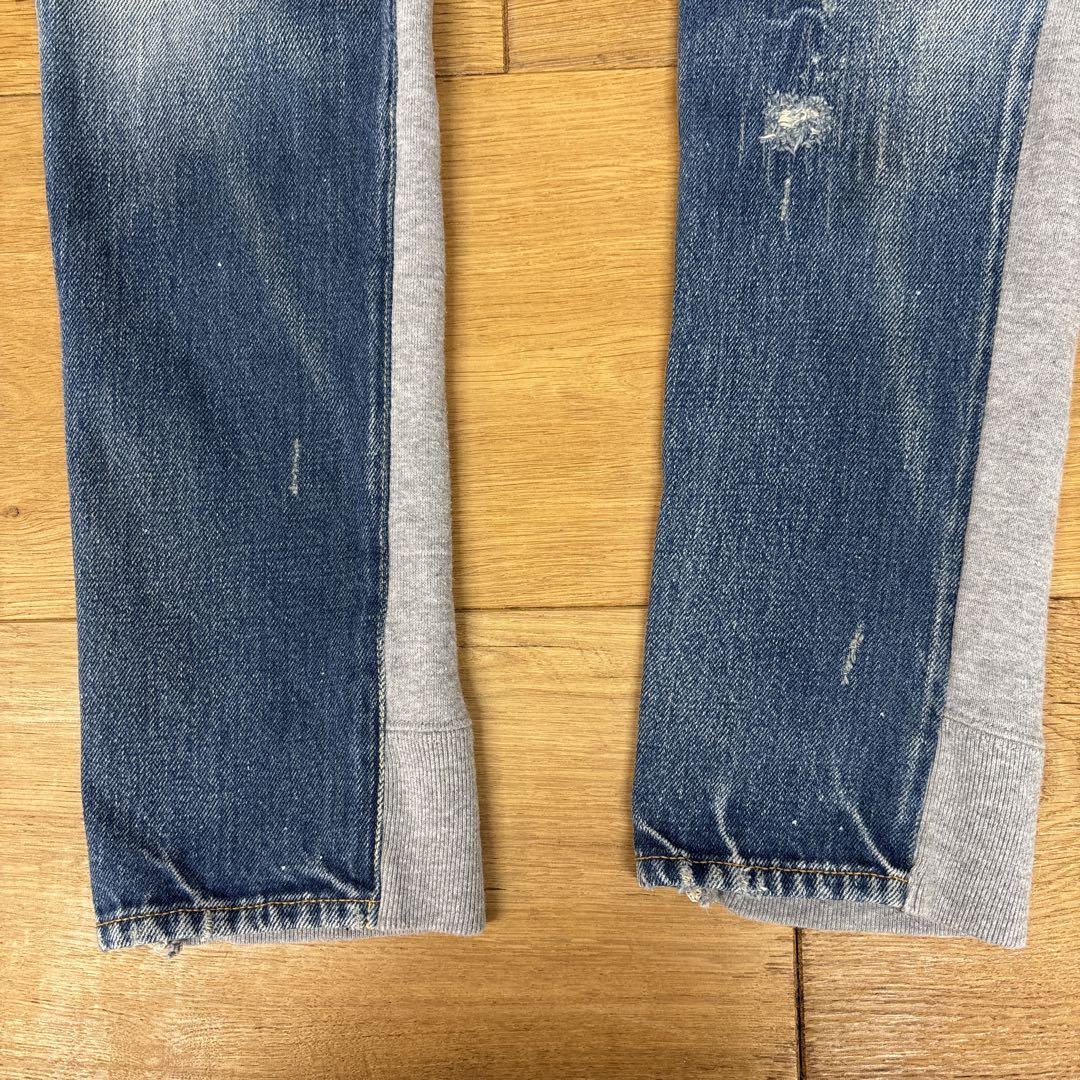 UNDERCOVER 後SWEAT切替デニムパンツ UCV8504 サイズ2 - メルカリ