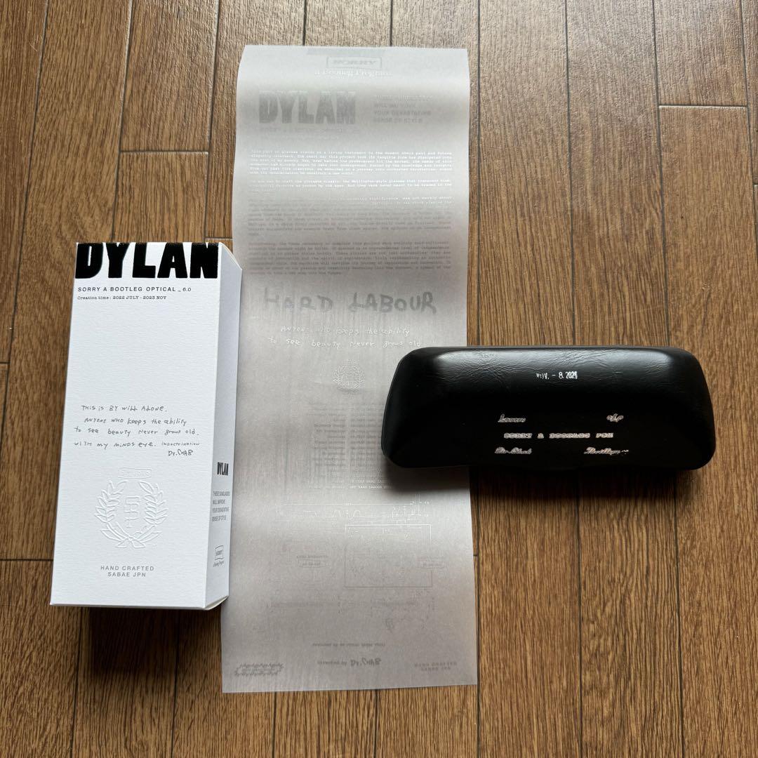 SORRY A BOOTLEG OPTICAL DYLAN クリアイエロー M | 割引を販