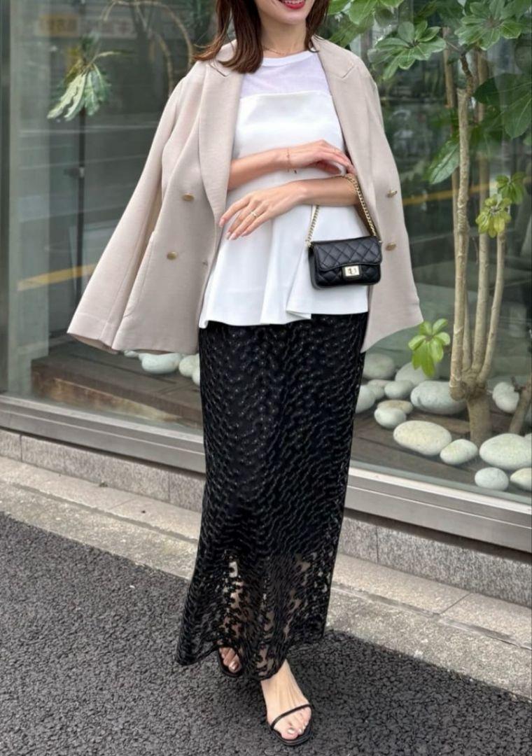 ラブティックボンボン♡メッシュメタルボタンライトジャケット　グレージュ ラブティックボンボン♡メッシュメタルボタンライトジャケット