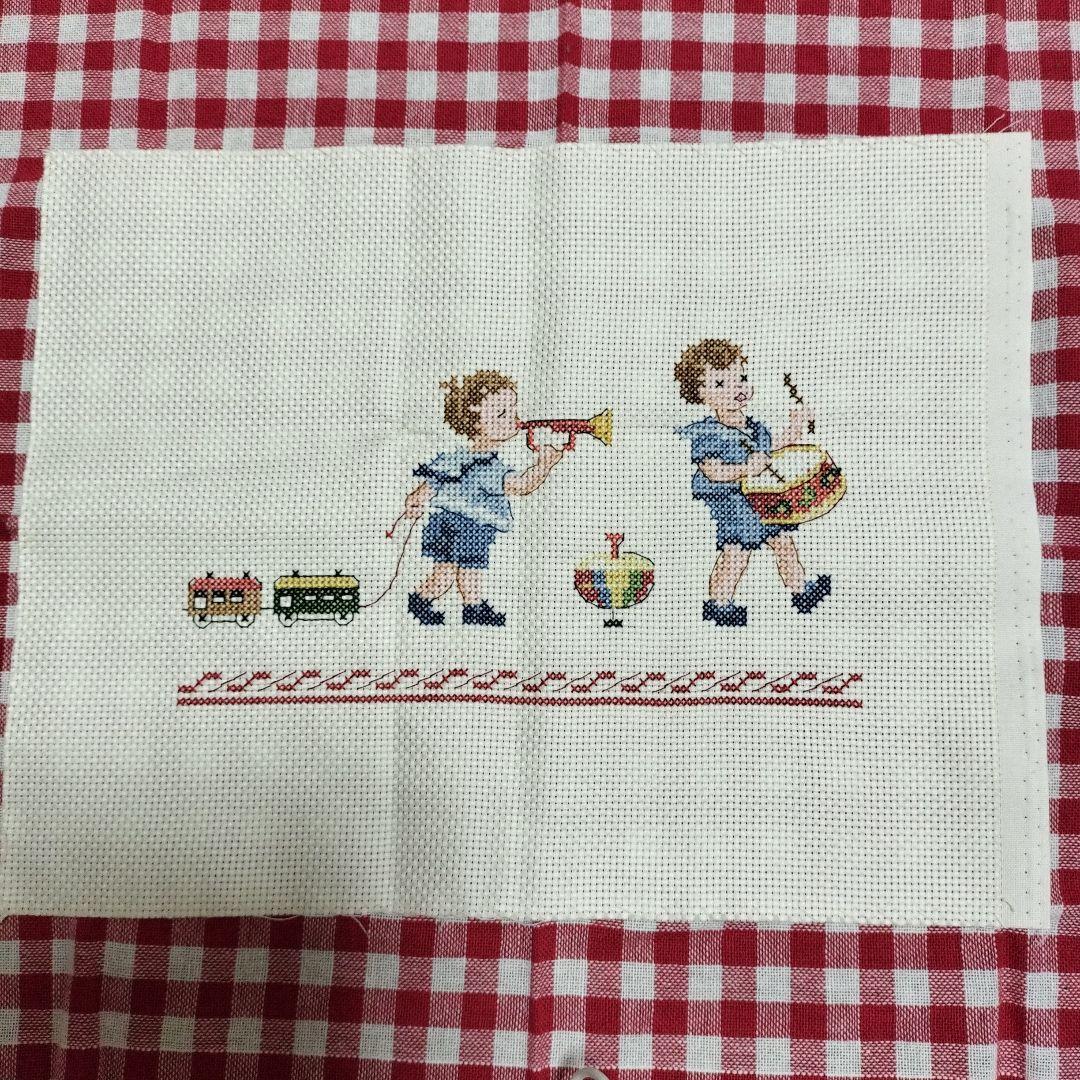 タビ！クロスステッチ完成品