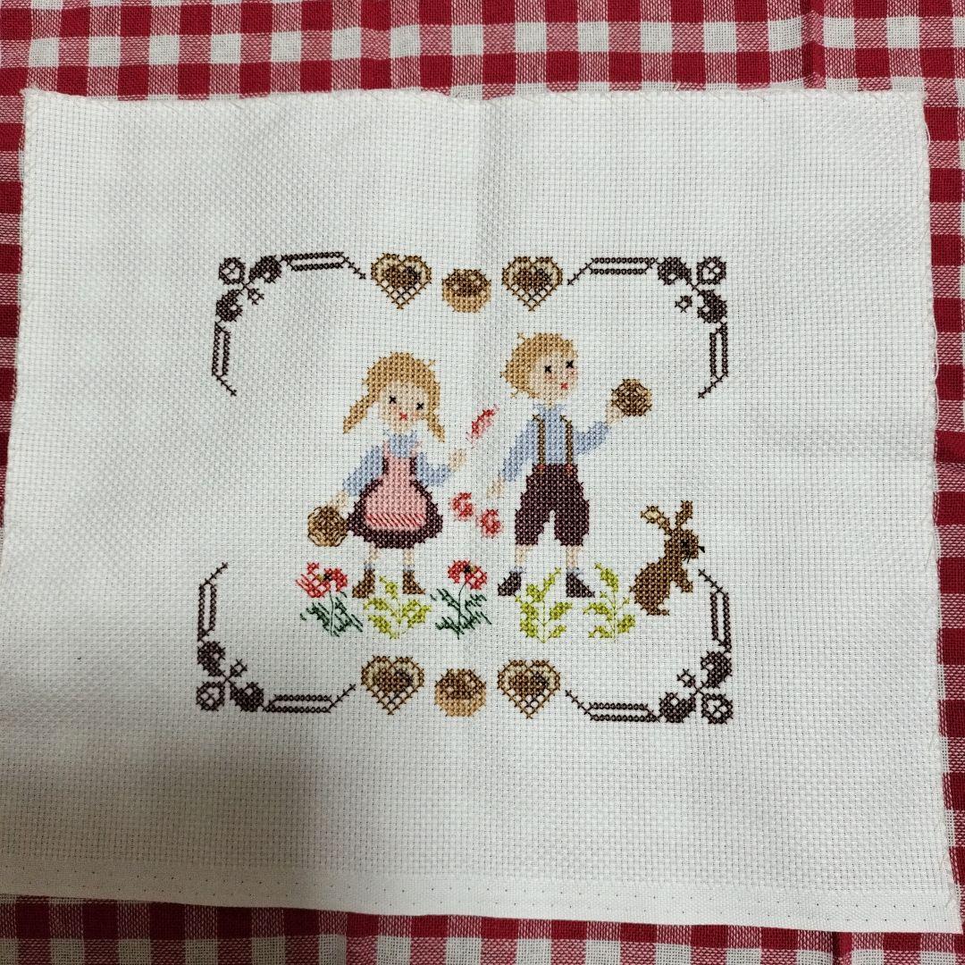 タビ！クロスステッチ完成品
