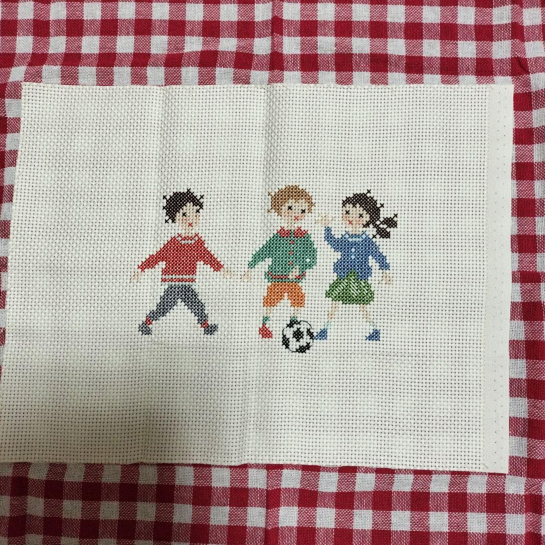 タビ！クロスステッチ完成品