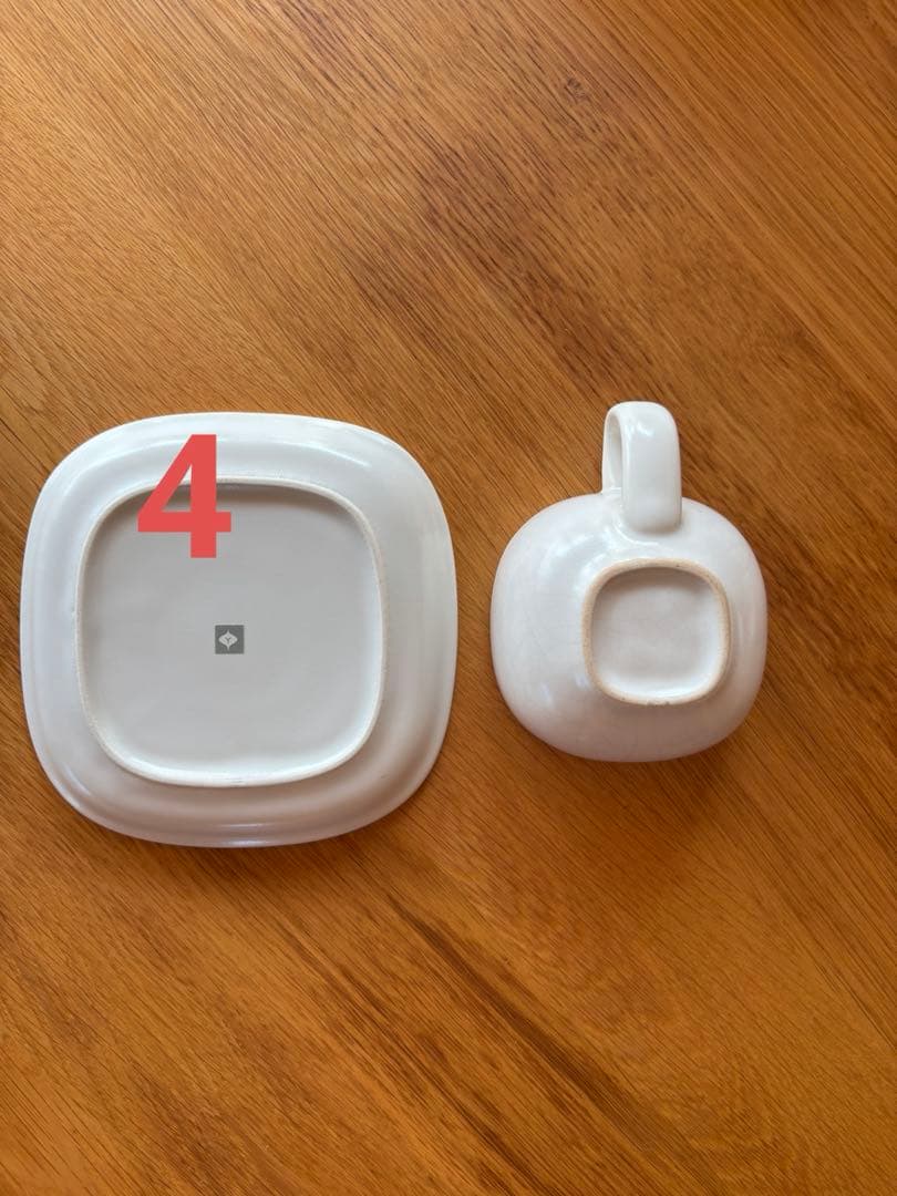 柳宗理　￼ティーポット&ティーカップセット4脚