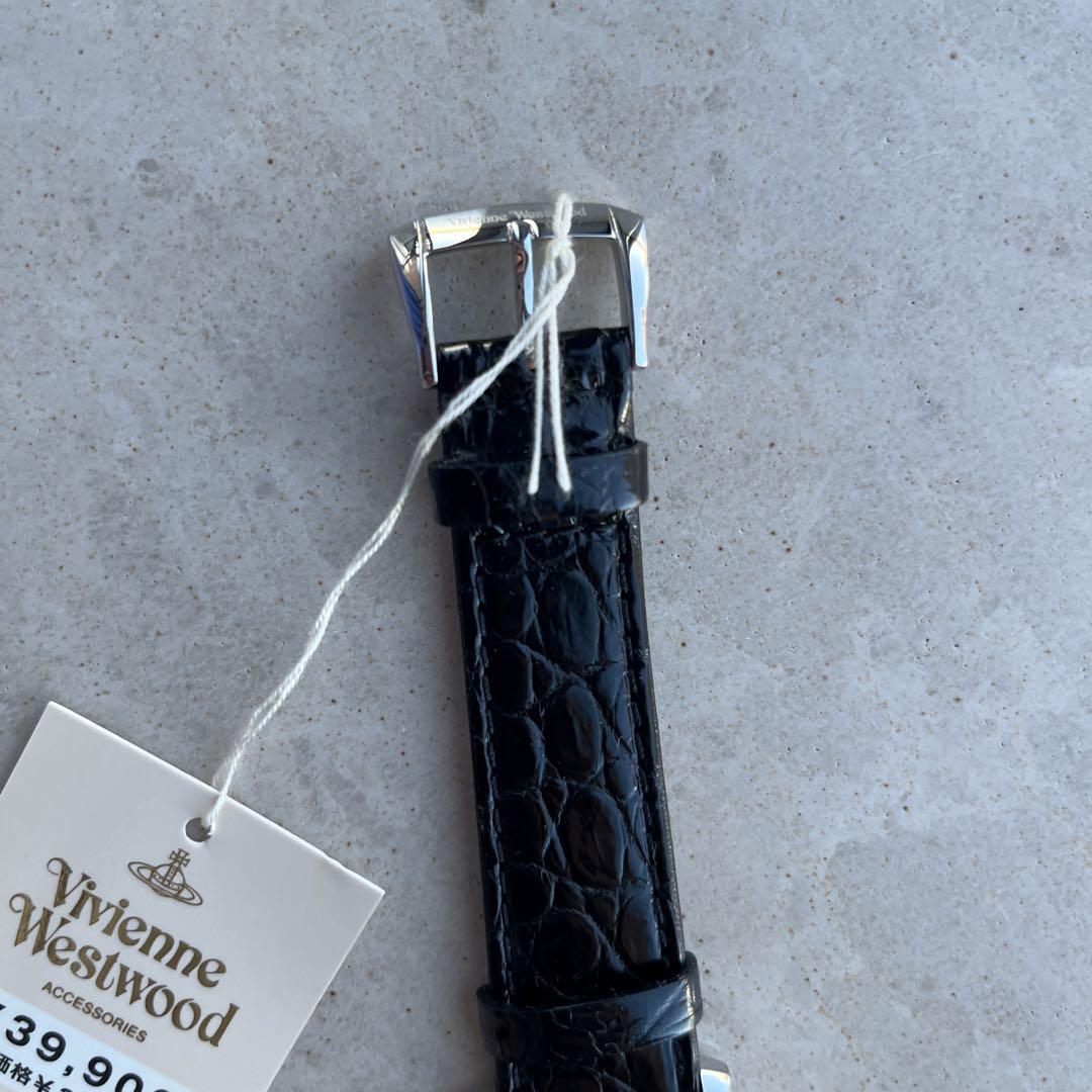 【美品】Vivienne Westwood レザー 腕時計 ケース＆保証書付き 美品】Vivienne Westwood レザー 腕時計 ケース＆保証書付き