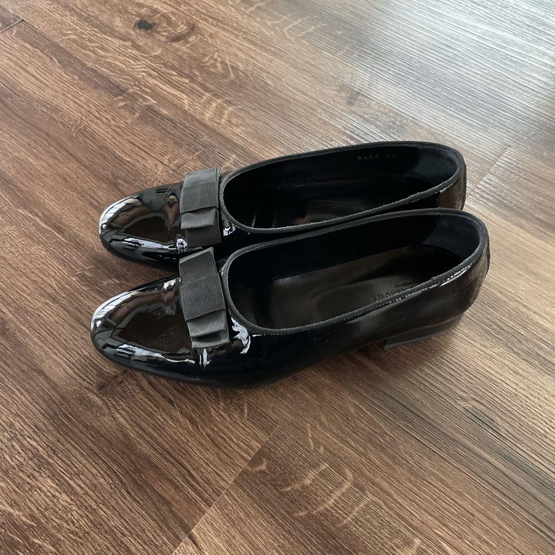 UNITED ARROWS ブラックバレエシューズ