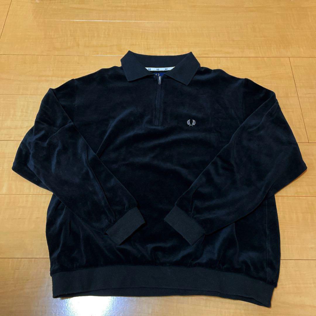 Lお気に入りのFRED PERRY / フレッドペリー : ベロアハーフジップ刺繍ロゴ スウェット メンズL¥9,899-epmhv.quito.gob.ec オンライン買付 フレッドペリー ハーフジップ ベロア 限定 パーカー