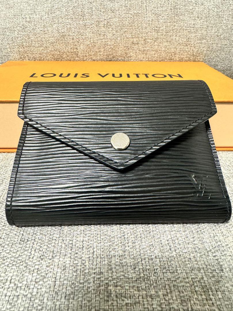 ルイヴィトン エピ ヴィクトリーヌ 3つ折り Louis Vuitton 黒