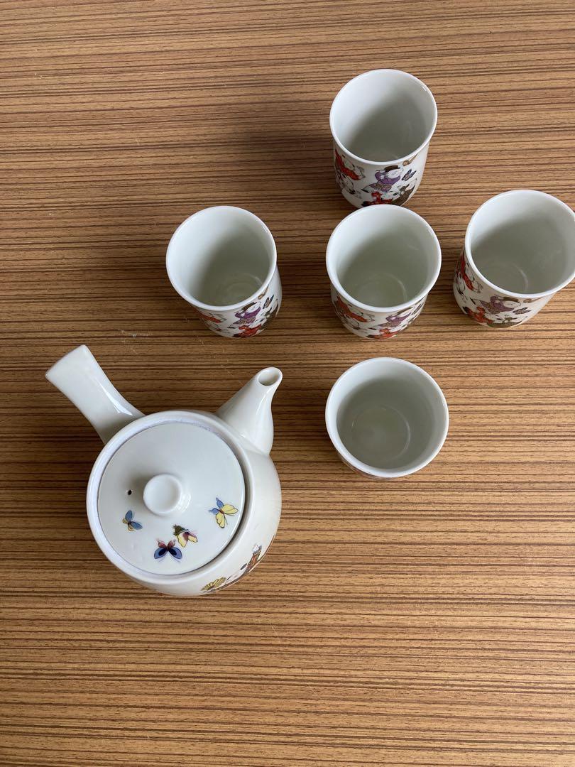 柴田陶器/湯呑み5客セット（木箱付き）】（送料込み）