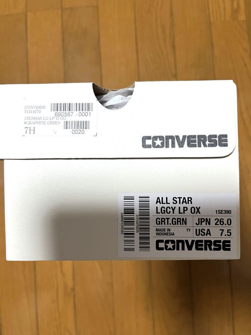 新品未使用　ALL STAR LGCY LP OX レオパード柄　26.0cm
