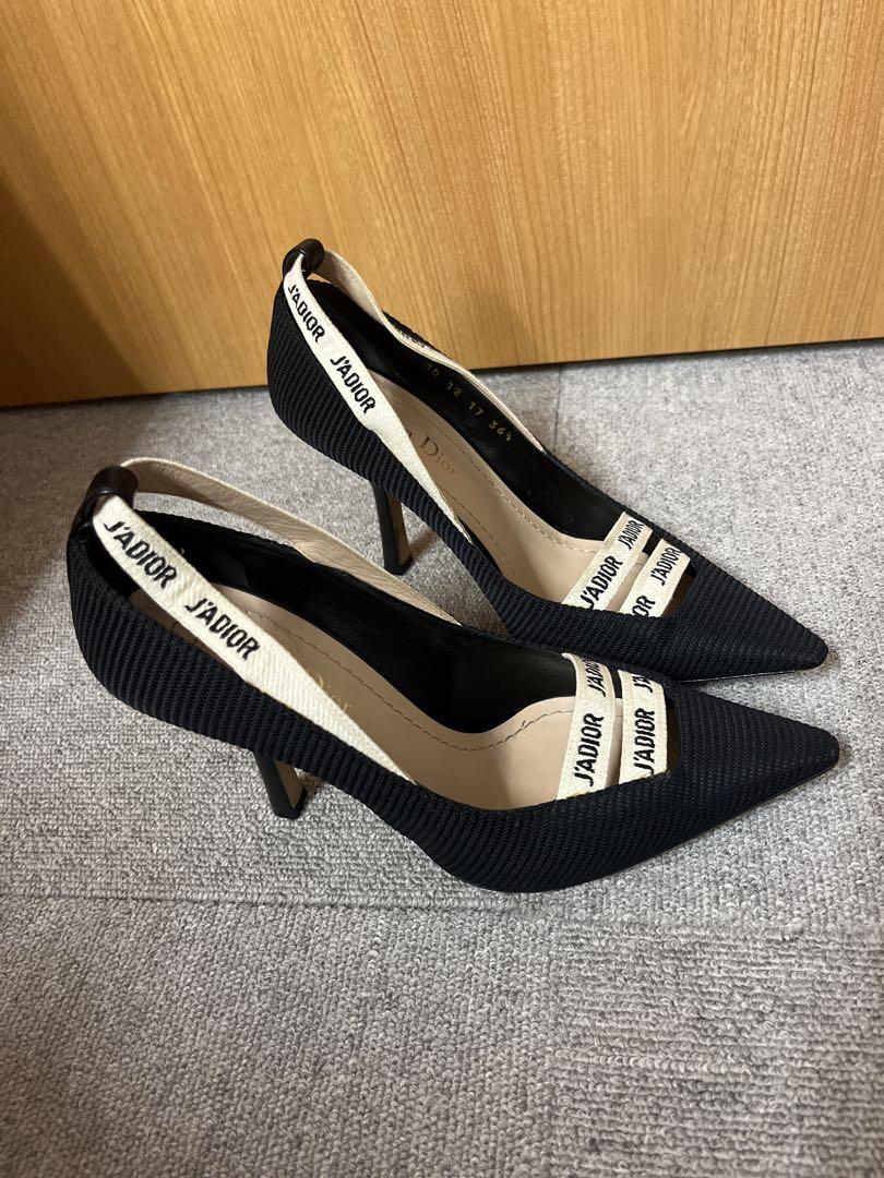 DIOR ディオール　パンプス FABRIC&RIBBON  36.5  D
