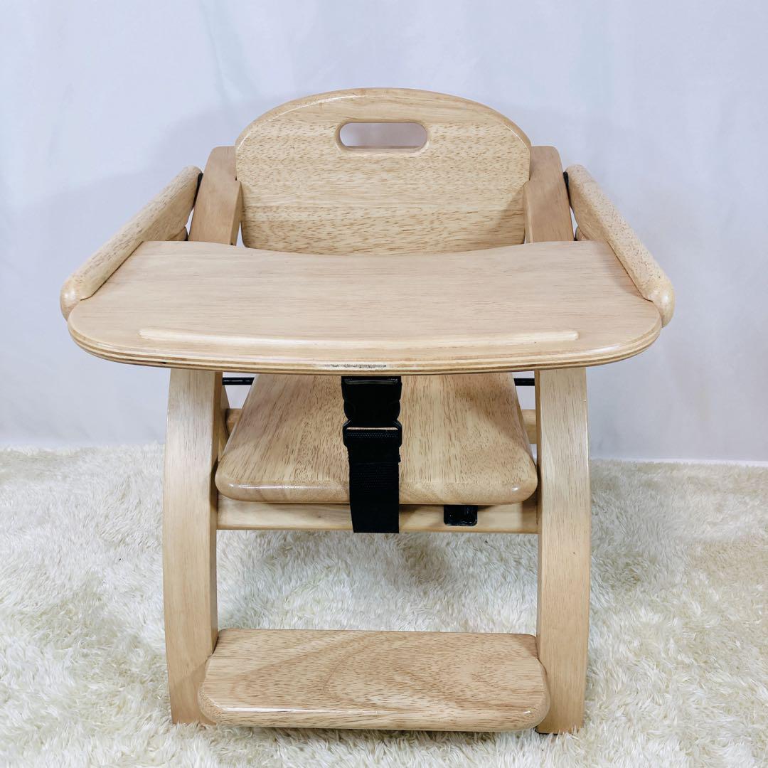 【美品】大和屋 アーチ 木製ローチェアⅢ ナチュラル ローチェア