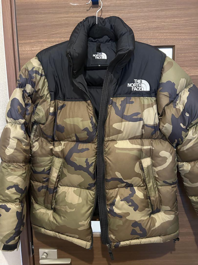 THE NORTH FACE 迷彩 ヌプシ ダウンジャケット Lサイズ