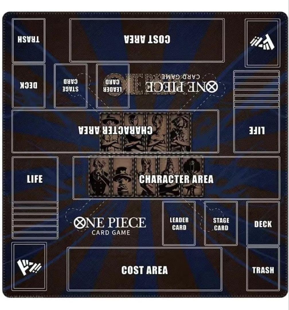60cm x 60cm ONE PIECE カードゲーム ひプレイマット 新品