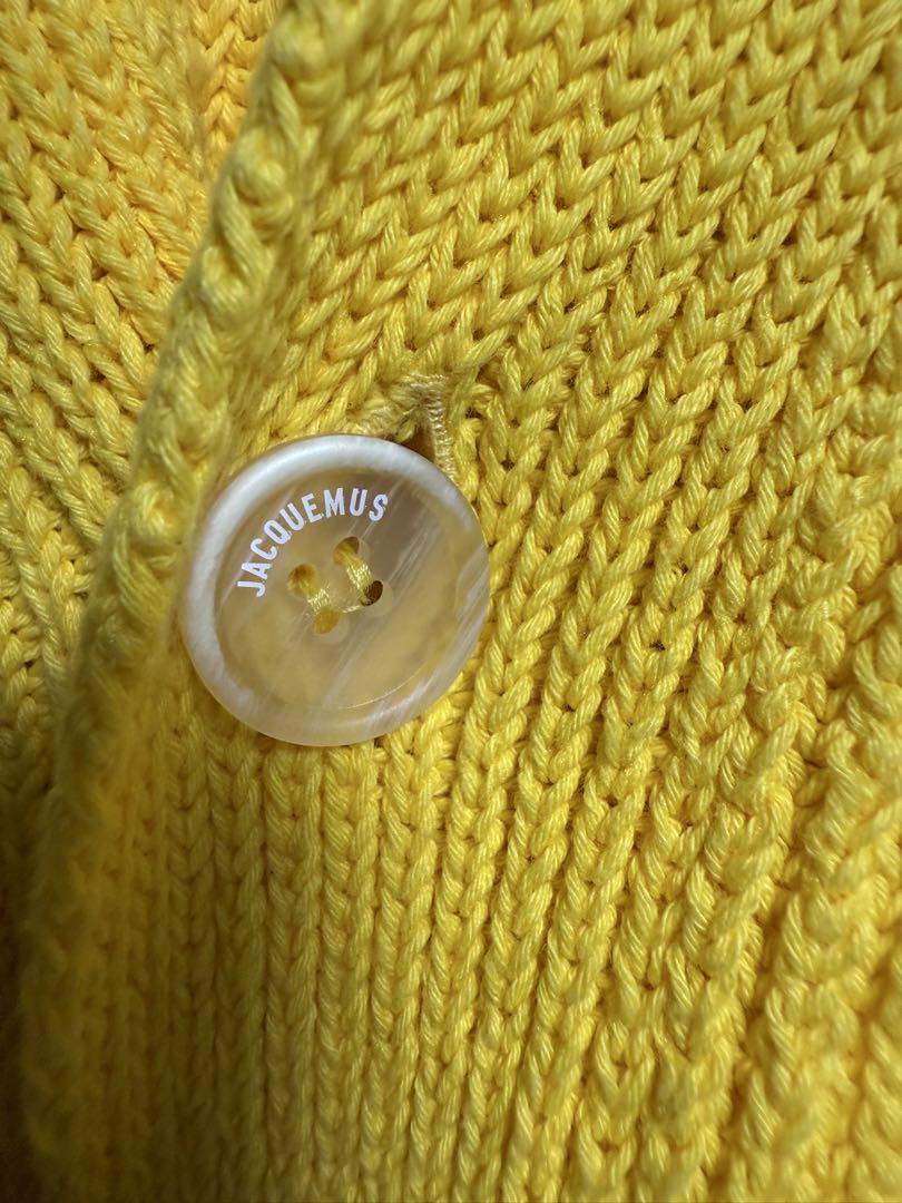 JACQUEMUS イエローカーディガン