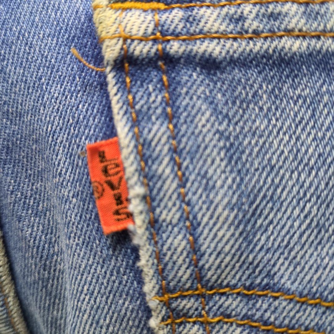 90s Levi's 646 オレンジタブ ベルボトム w27 鬼ヒゲ - メルカリ