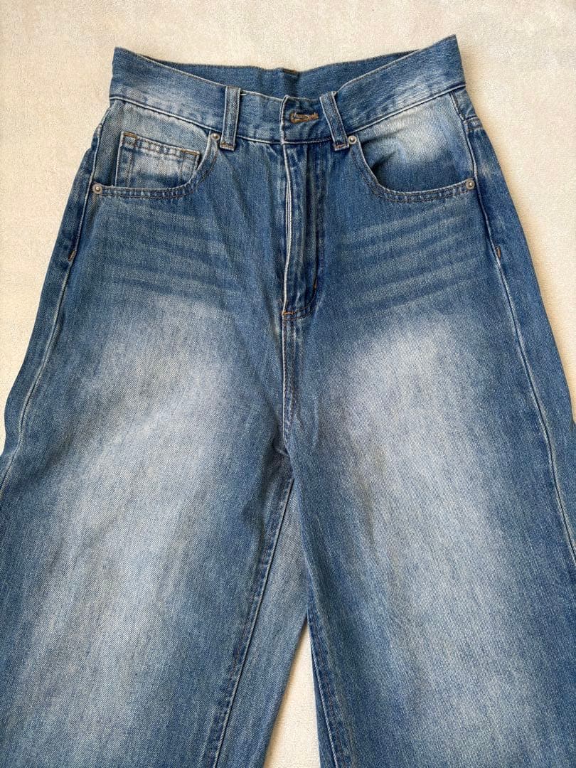 TWWデニム　骨格ウェーブデニム　vintage blue