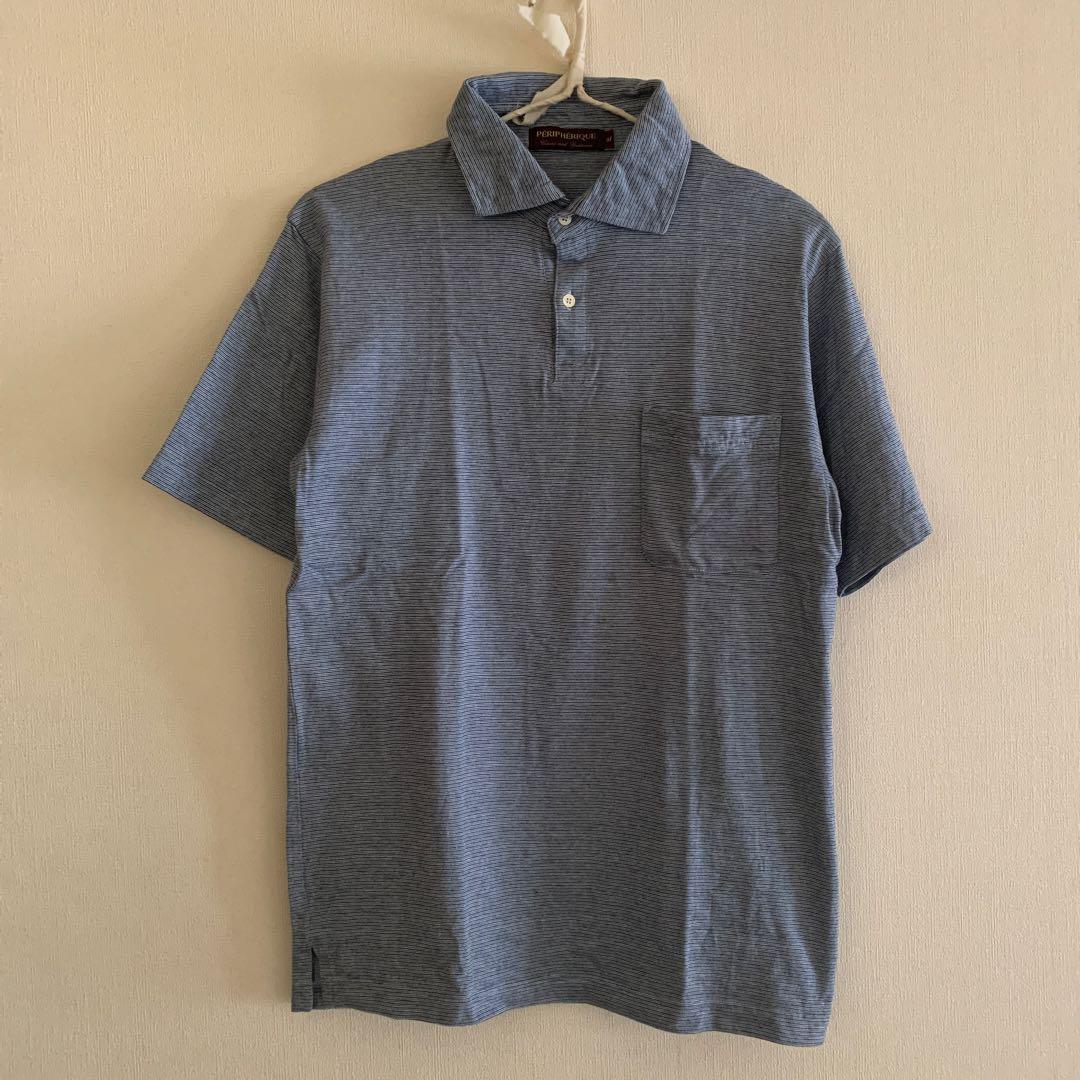 PERIPHERIQUE ペリフェリック ポロシャツ ブルー系