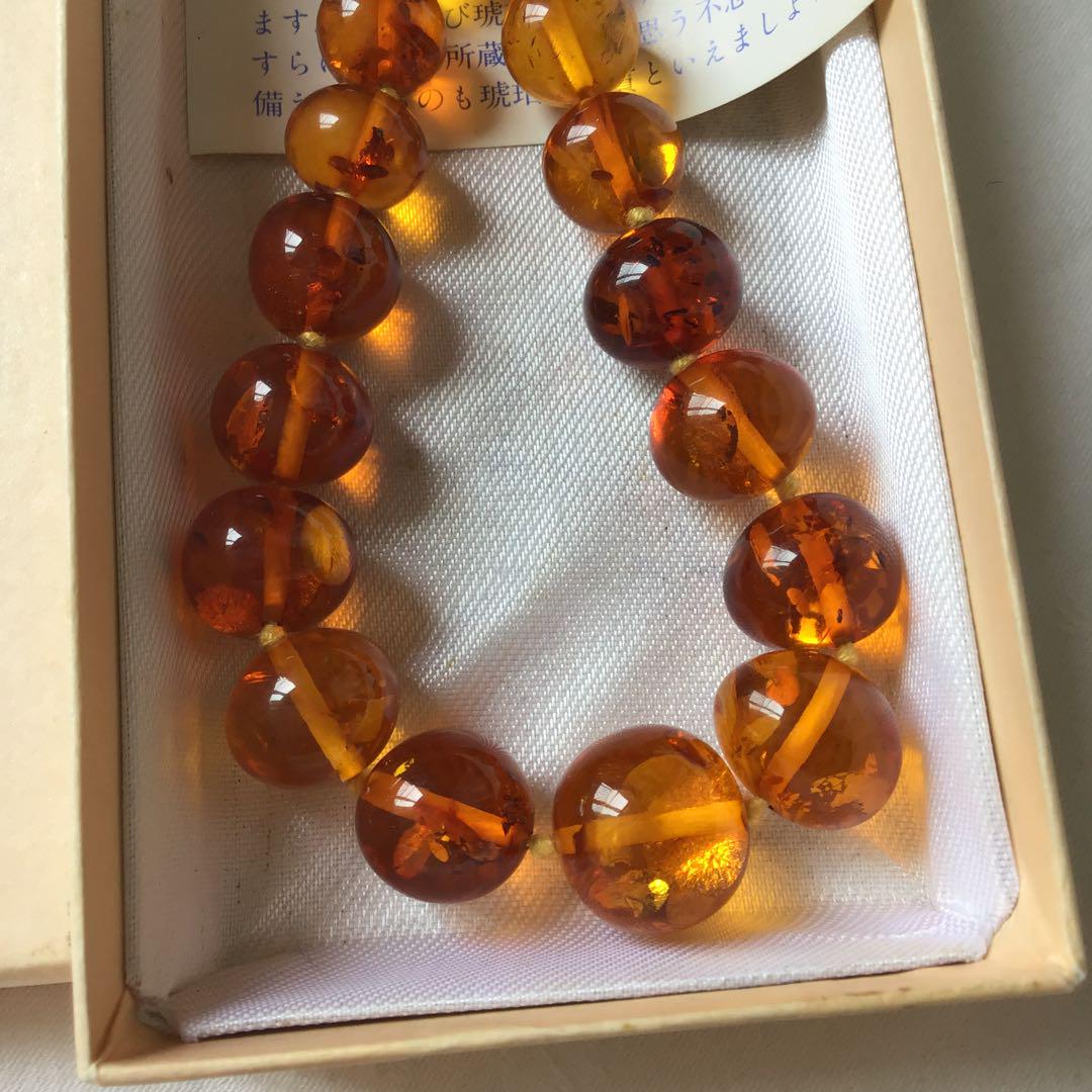 SELECT JEWELRY 琥珀 コハク ネックレス 琥珀 レディース