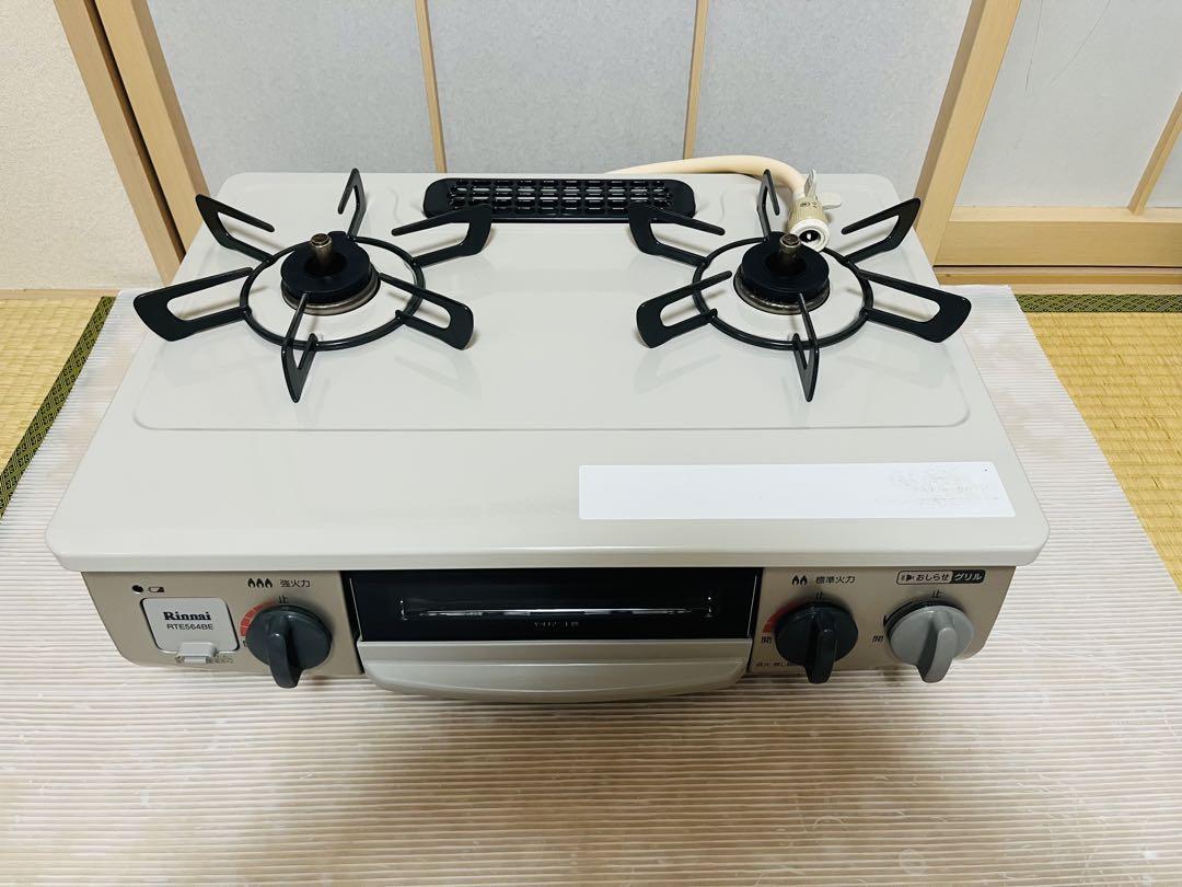 リンナイ　都市ガス　RTE564BEL ガスコンロ　ガステーブル
