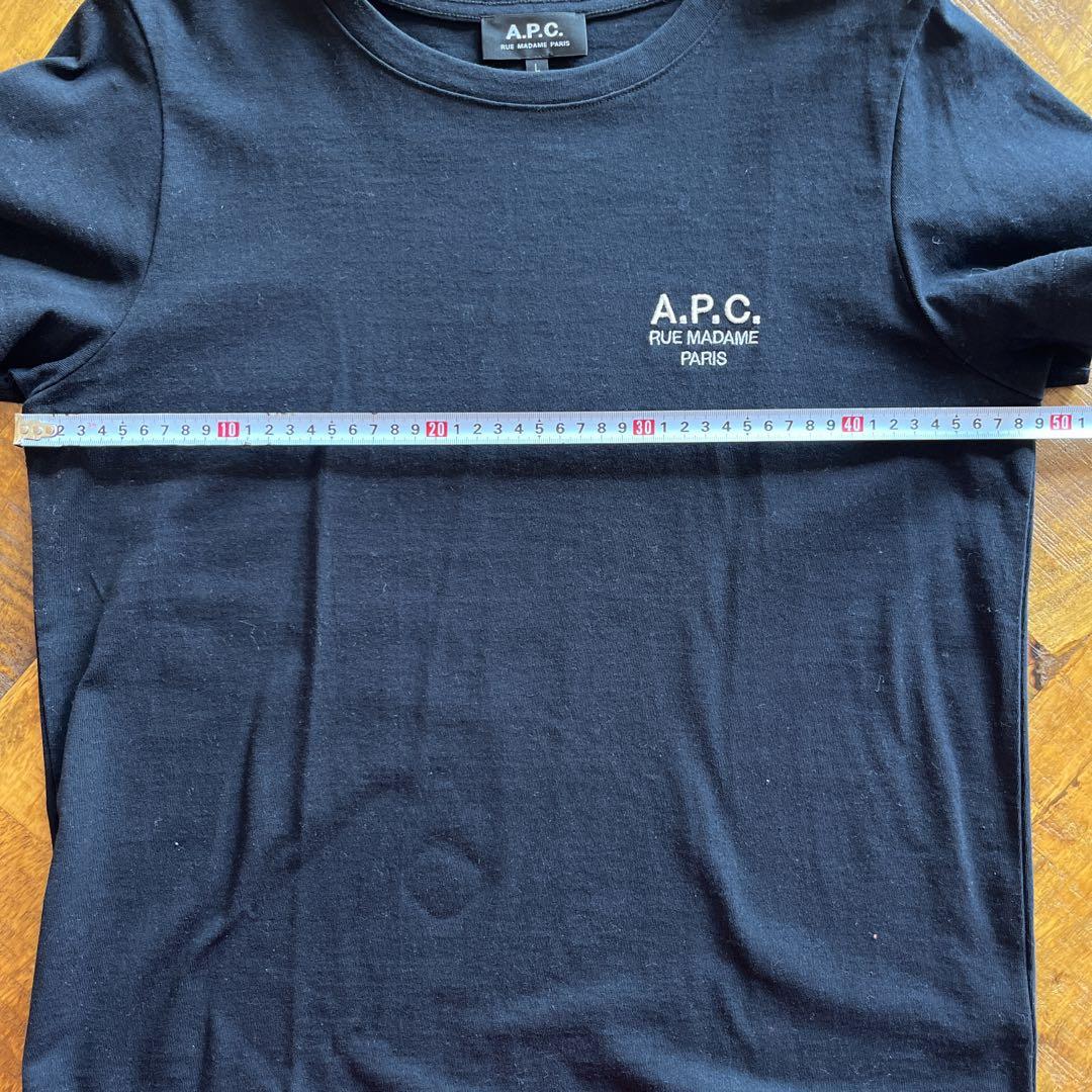 【新品未使用】A.P.C/Rue Madame Tシャツ/黒/Lサイズ