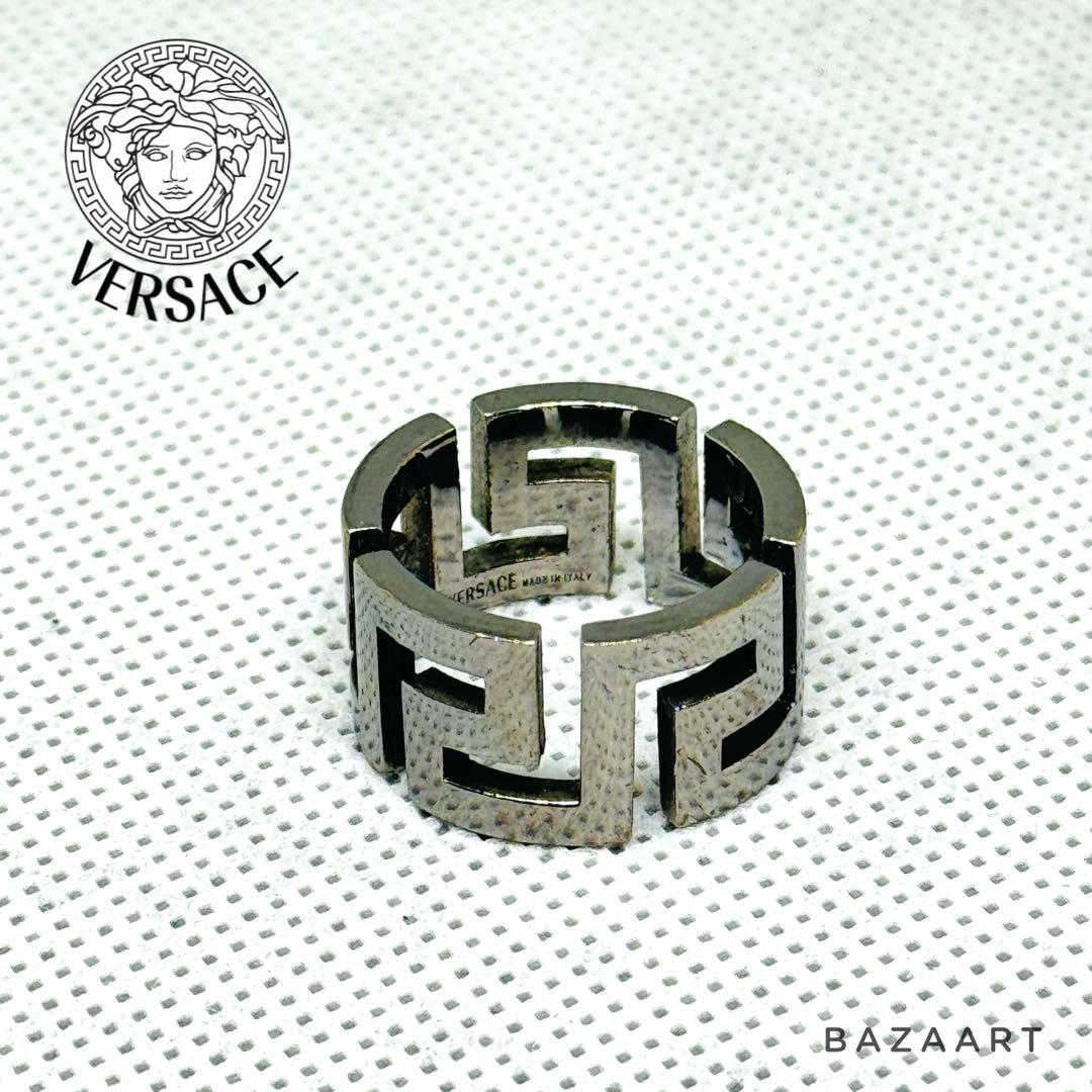 VERSACE ヴェルサーチ シルバー リング 指輪 12号 VERSACE ヴェルサーチ シルバー リング 指輪 12号