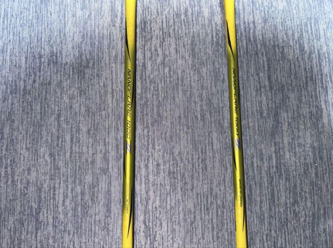 【きろりん】【ほぼ新品】YONEX ナノフレア1000Z 3UG5 × 2