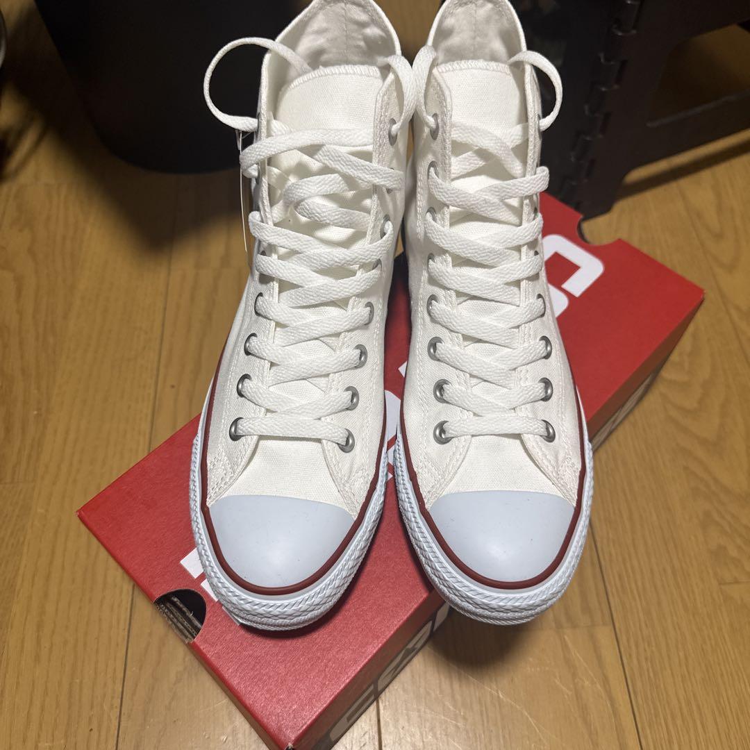 CONVERSE ホワイト ハイカットスニーカー