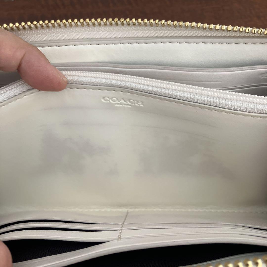 未使用♡正規品♡ 少し難COACH 長財布 シグネチャー オフ