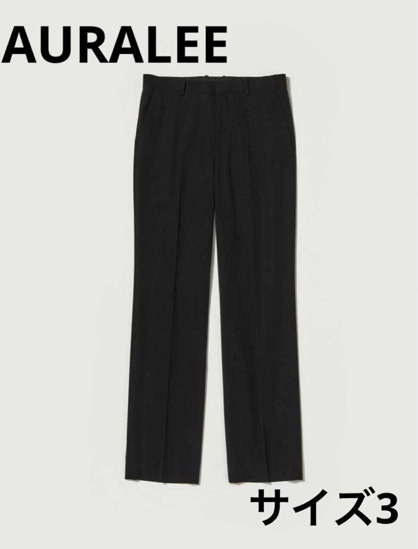 AURALEE LIGHT WOOL MAX GABARDINE SLACKS パンツ
