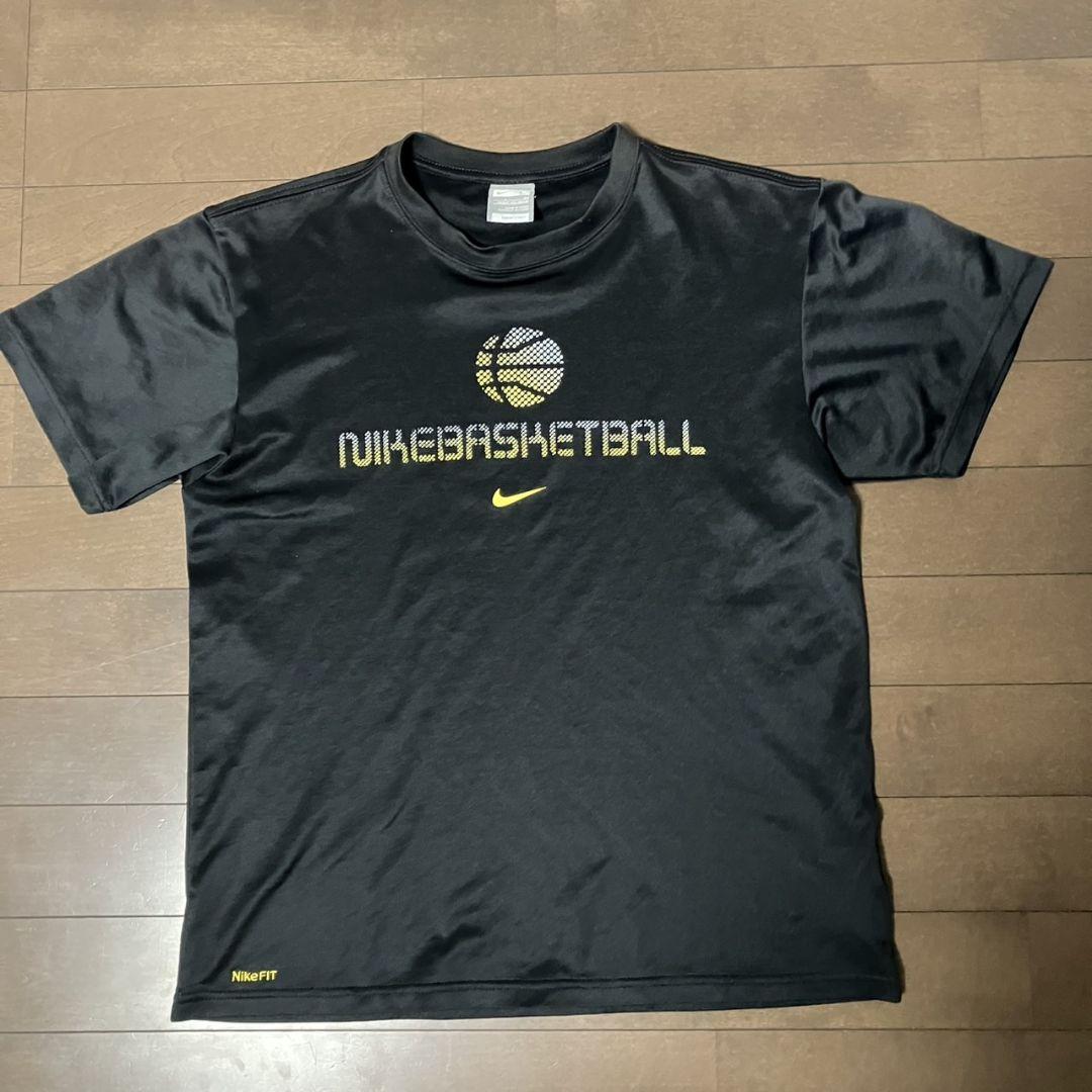 メンズ 半袖 Tシャツ 黒 スポーツ ナイキ バスケットボール L