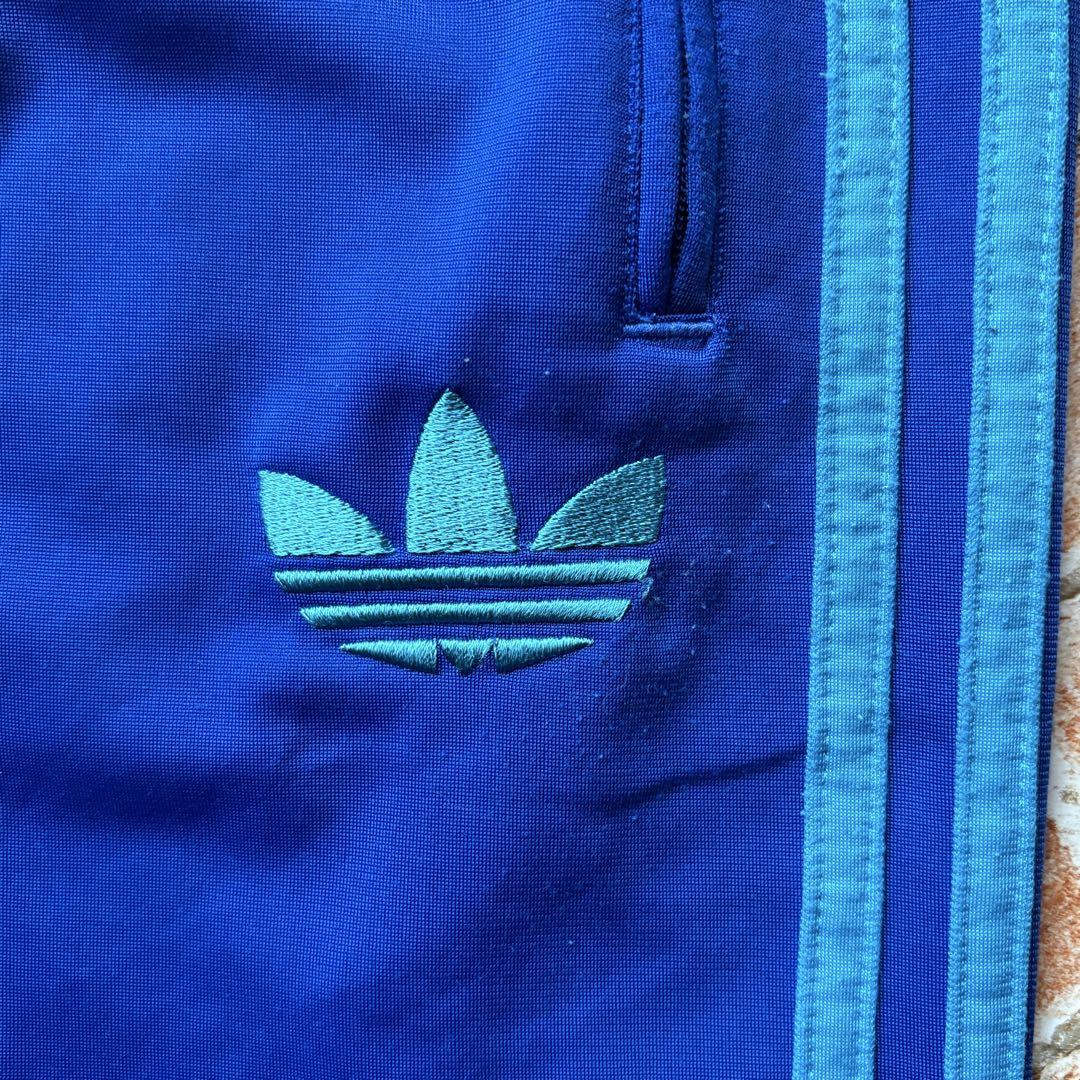 adidasトラックパンツ ファイヤーバード ブルー FB TP 90 希少　青