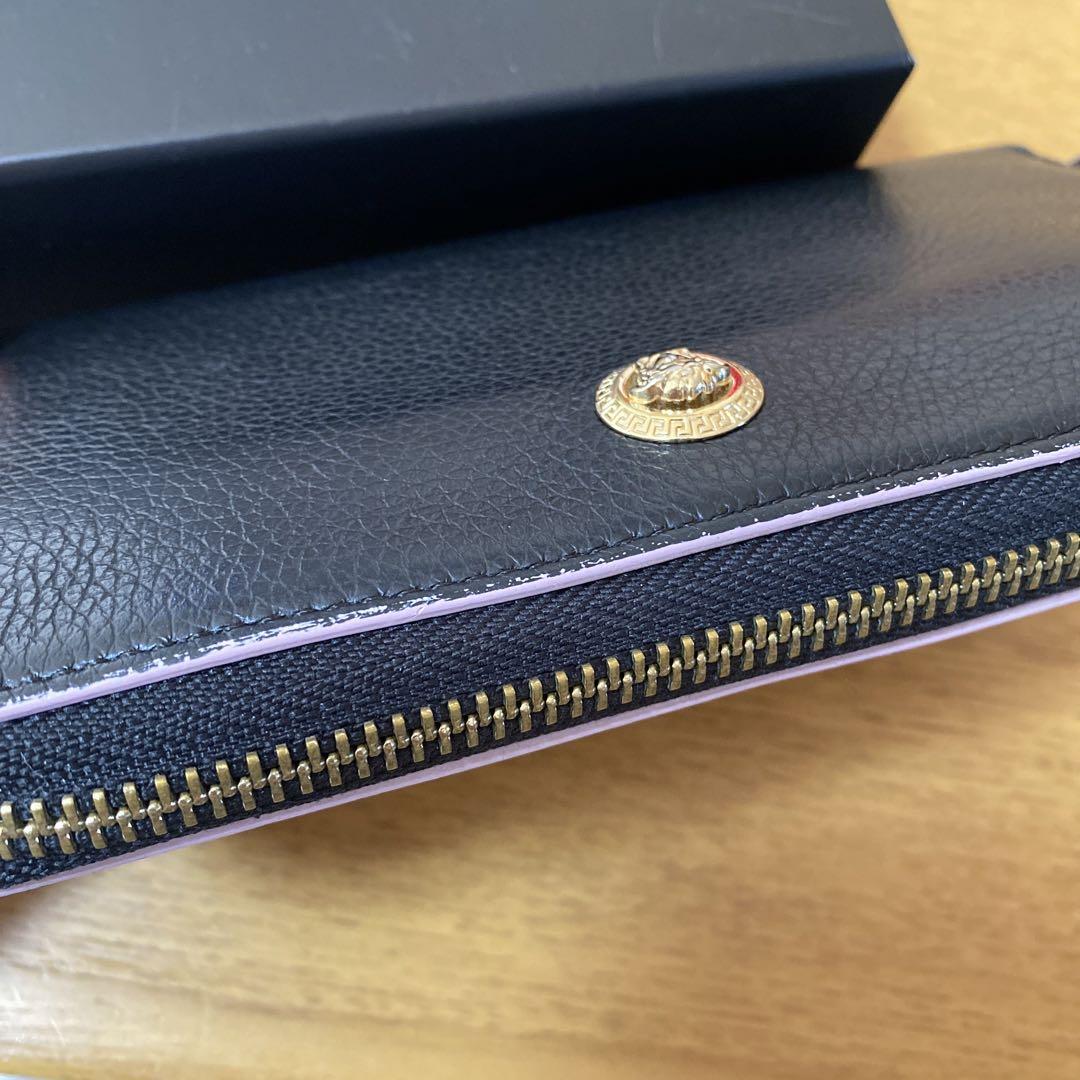 ヴェルサーチ VERSACE レザー 長財布