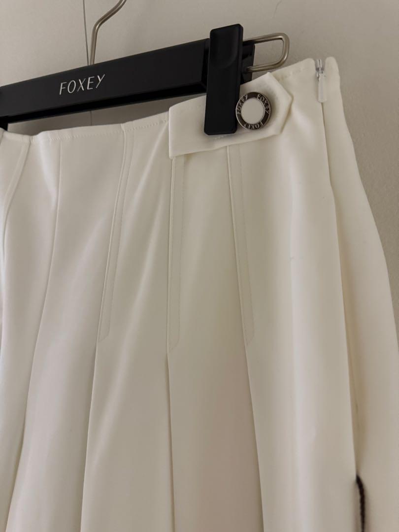 新品未使用FOXEY Pants “Geneva”40 ホワイト