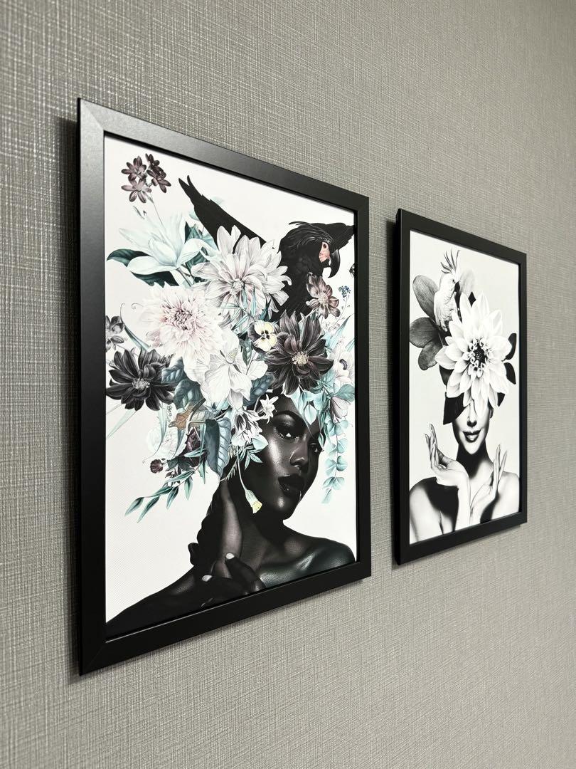 No.224フレーム付きキャンバスアート　オシャレ絵画　ブランドアートポスター
