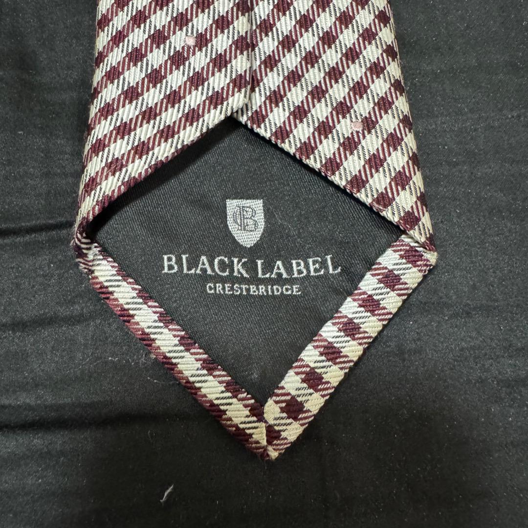 美品】BLACK LABEL CRESTBRIDGE チェック ナローネクタイ - メルカリ