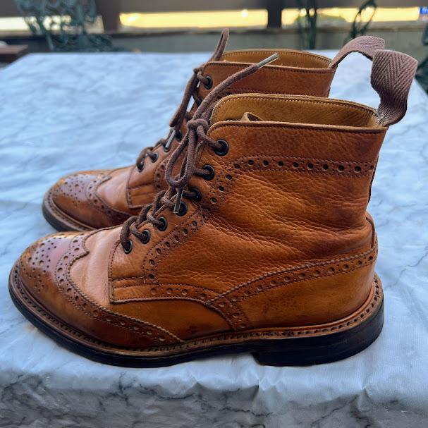 ブーツ | M6077 ETHAN / BLACK CALF (RIDGEWAY SOLE) - Tricker's