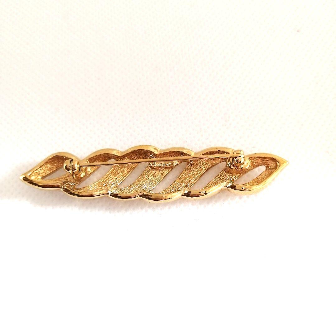 【送料込】 ❤美品❤ クリスチャン・ディオール 957 ゴールド ブローチ アクセサリー