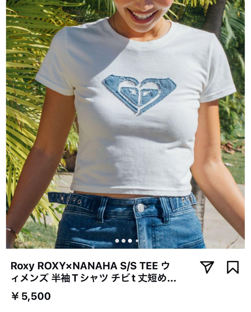 Roxy ROXY×NANAHA S/S TEE 半袖Tシャツ