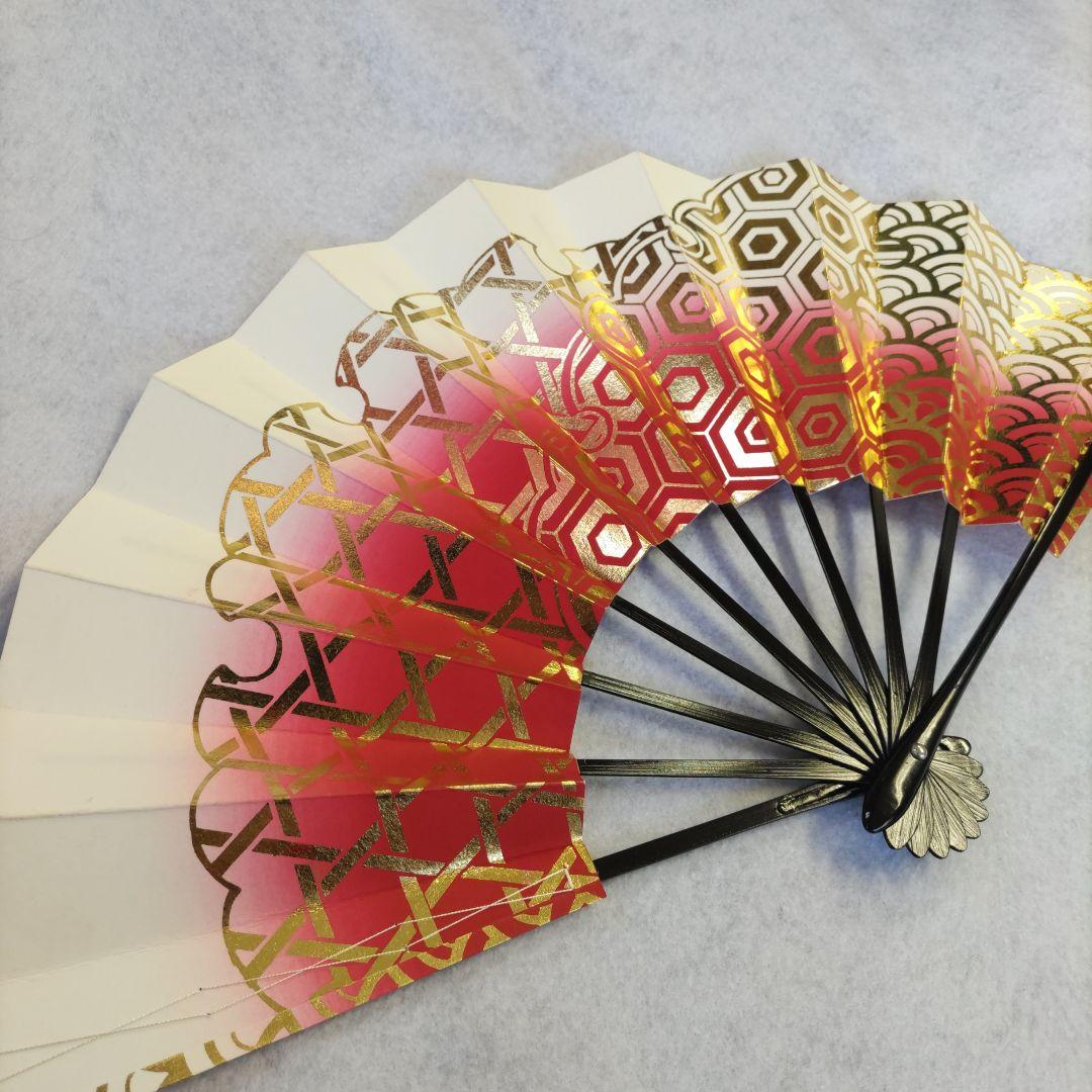 舞扇 (15) 未使用 美品 扇子 約29cm 舞台 日舞 着物 伝統工芸