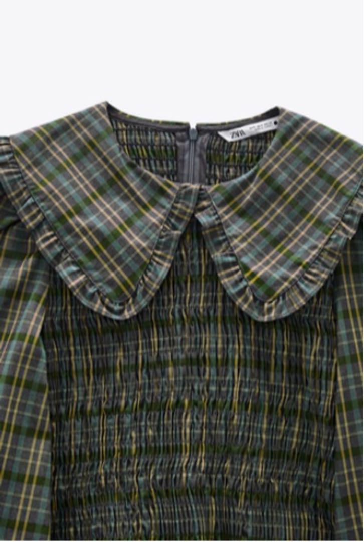 メルカリ aw Zara チェック柄ピーターパン襟付き トップス ブラウス シャツ ブラウス 七分 長袖 7 000 中古や未使用のフリマ メルカリ aw Zara チェック柄ピーターパン襟付き トップス ブラウス シャツ ブラウス 七分 長袖 7 000 中古や未使用のフリマ