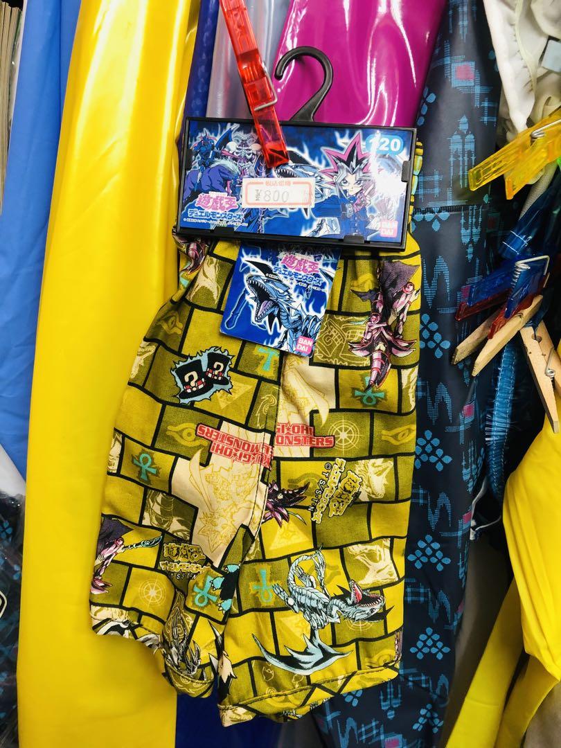 遊戯王　デュエルモンスターズ トランクス 120㎝ 黄土色　 紙タグ付未使用